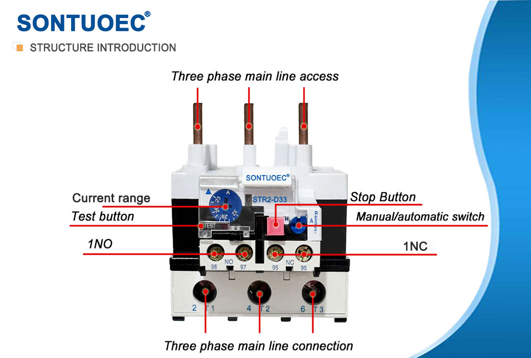 STR2-D33 Thermal Overload Relay STR2-D33 Thermal Overload Relay